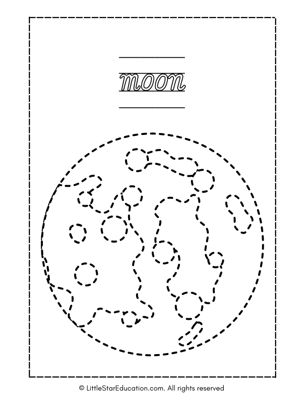 Solar System Tracing Workbook
