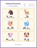 Vowels Consonants Workbook Grade 1 thumbnail 7
