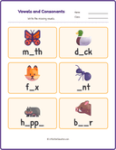 Vowels Consonants Workbook Grade 1 thumbnail 9