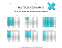 3rd Grade Multiplication Arrays Worksheet thumbnail 2