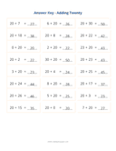 Adding 20 Worksheet thumbnail 2