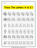 Alphabet Letter A to Z Tracing Practice thumbnail 2