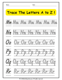 Alphabet Letter A to Z Tracing Practice thumbnail 3