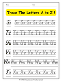 Alphabet Letter A to Z Tracing Practice thumbnail 4