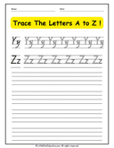 Alphabet Letter A to Z Tracing Practice thumbnail 5