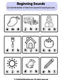 Beginning Sound Worksheet thumbnail 2