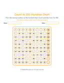 Count to 100 Hundred Chart Worksheets thumbnail 1