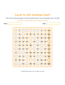 Count to 100 Hundred Chart Worksheets thumbnail 2