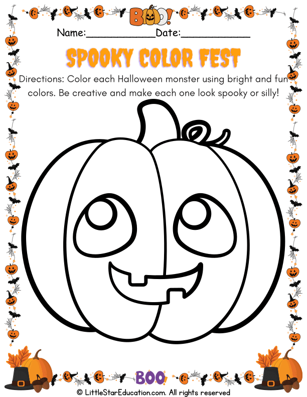 Creative Halloween Coloring