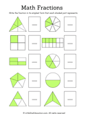 Grade 3 Maths Fractions Practice  Worksheet thumbnail 1
