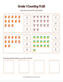 Grade 1 Counting 11 20 thumbnail 3
