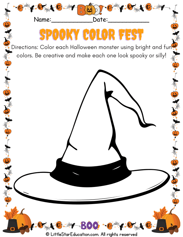 Halloween Monster Coloring