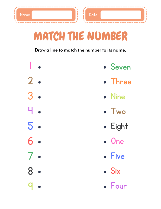 Match the Number