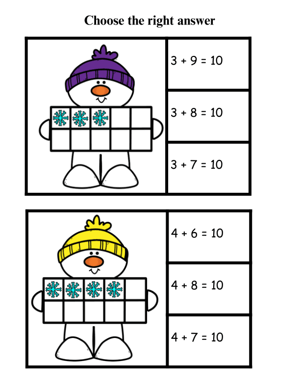 Math: Addition Make Ten