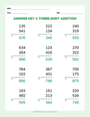Math Essentials Three Digit Addition Basic thumbnail 2