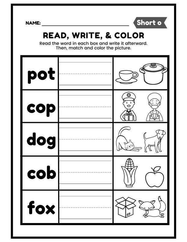 CVC Words: Consonant-Vowel-Consonant Words