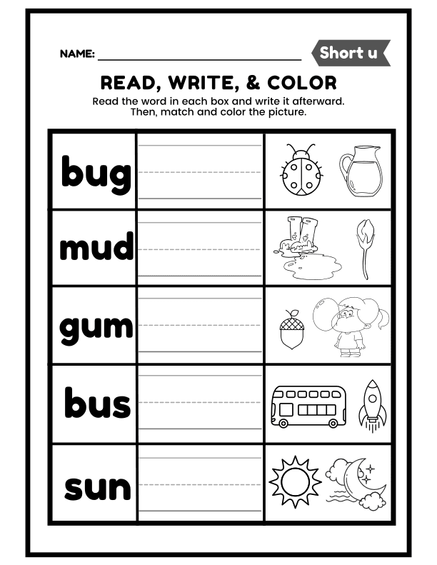 CVC Words: Consonant-Vowel-Consonant Words