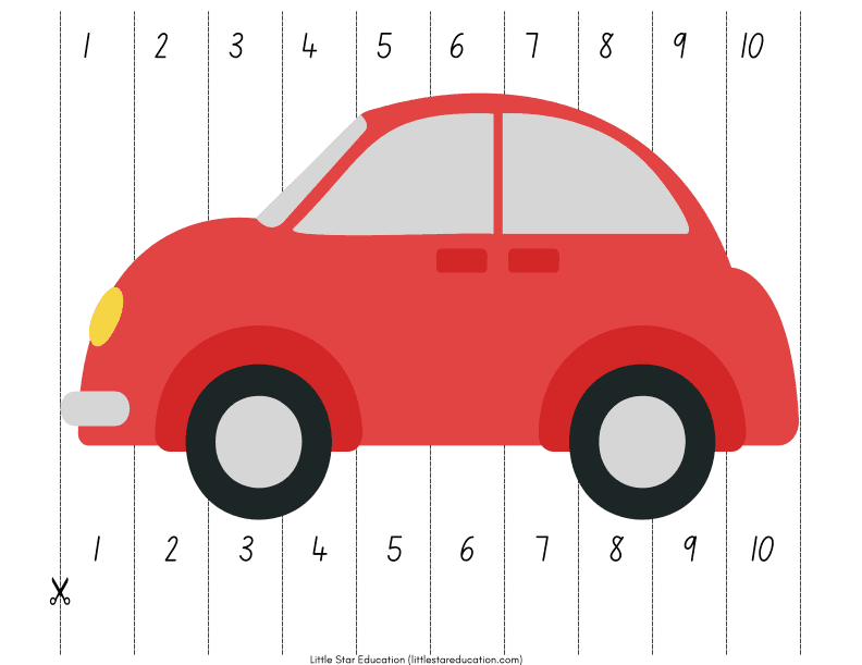 Number Sequencing: Car