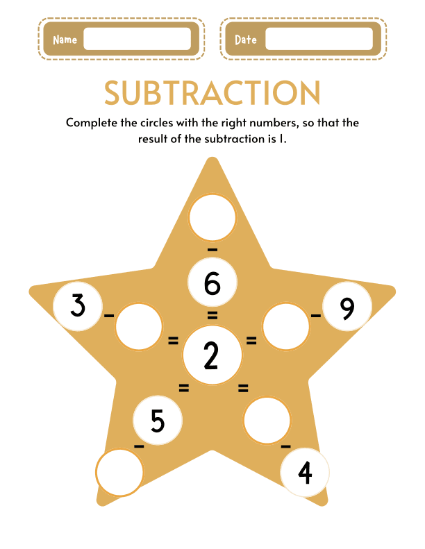 Substraction star