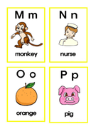 English Alphabet Flash Cards for Early Elementary Learners thumbnail 4