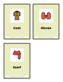 Kindergarten Clothing & Accessories Flash Cards thumbnail 2
