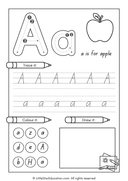 Alphabet Tracing Workbook A–Z for Preschool and Kindergarten  with Coloring & Drawing Activities thumbnail 1