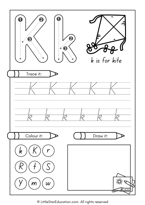Alphabet Tracing Workbook A–Z for Preschool and Kindergarten  with Coloring & Drawing Activities