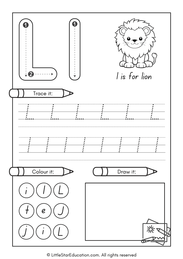 Alphabet Tracing Workbook A–Z for Preschool and Kindergarten  with Coloring & Drawing Activities