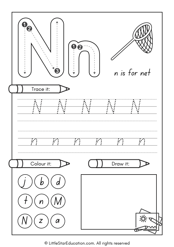 Alphabet Tracing Workbook A–Z for Preschool and Kindergarten  with Coloring & Drawing Activities