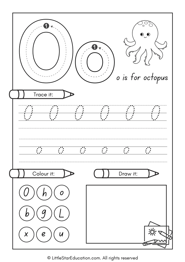 Alphabet Tracing Workbook A–Z for Preschool and Kindergarten  with Coloring & Drawing Activities