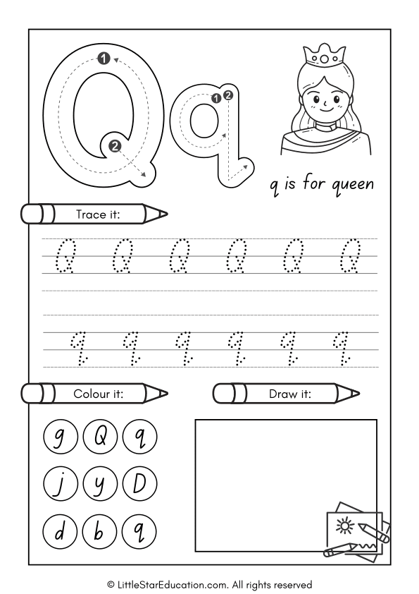 Alphabet Tracing Workbook A–Z for Preschool and Kindergarten  with Coloring & Drawing Activities