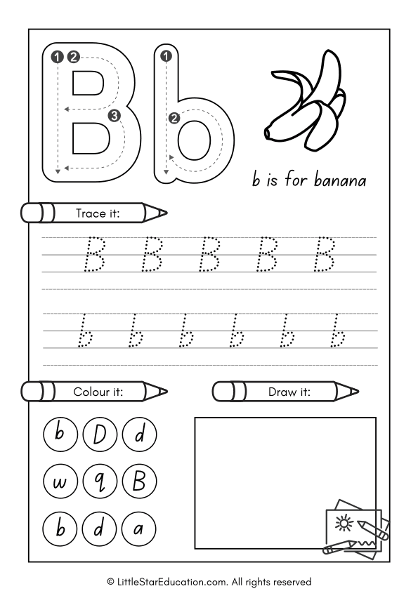 Alphabet Tracing Workbook A–Z for Preschool and Kindergarten  with Coloring & Drawing Activities