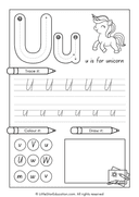 Alphabet Tracing Workbook A–Z for Preschool and Kindergarten  with Coloring & Drawing Activities thumbnail 21