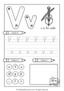 Alphabet Tracing Workbook A–Z for Preschool and Kindergarten  with Coloring & Drawing Activities thumbnail 22