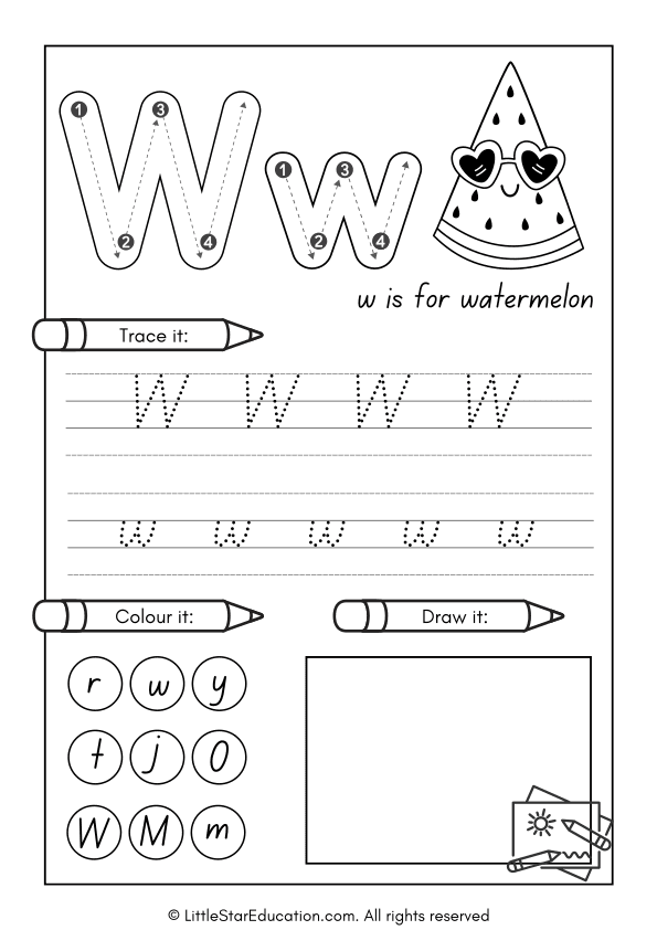 Alphabet Tracing Workbook A–Z for Preschool and Kindergarten  with Coloring & Drawing Activities