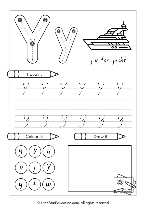 Alphabet Tracing Workbook A–Z for Preschool and Kindergarten  with Coloring & Drawing Activities