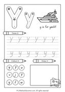 Alphabet Tracing Workbook A–Z for Preschool and Kindergarten  with Coloring & Drawing Activities thumbnail 25