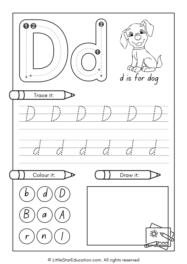 Alphabet Tracing Workbook A–Z for Preschool and Kindergarten  with Coloring & Drawing Activities