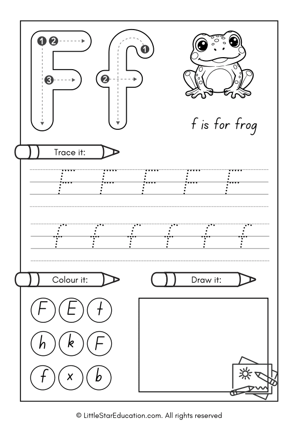 Alphabet Tracing Workbook A–Z for Preschool and Kindergarten  with Coloring & Drawing Activities