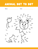 Animal Dot to Dot Number Recognition for Pre-K and Kindergarten Math thumbnail 6