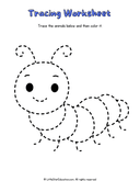 Animal Tracing and Coloring Workbook for Preschool Fine Motor Skills thumbnail 14