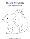 Animal Tracing and Coloring Workbook for Preschool Fine Motor Skills thumbnail 8