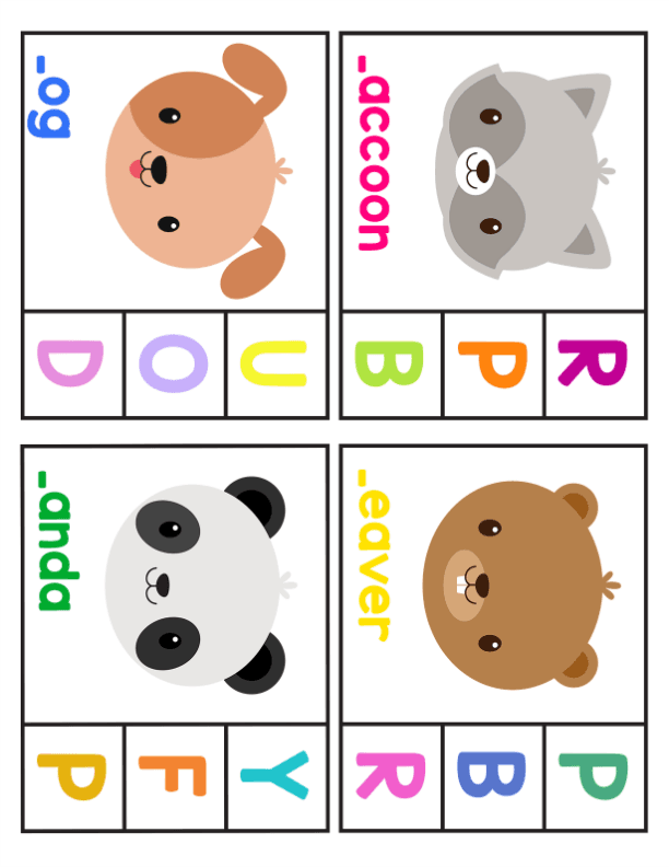 Beginning Sounds Workbook for Preschool and Kindergarten