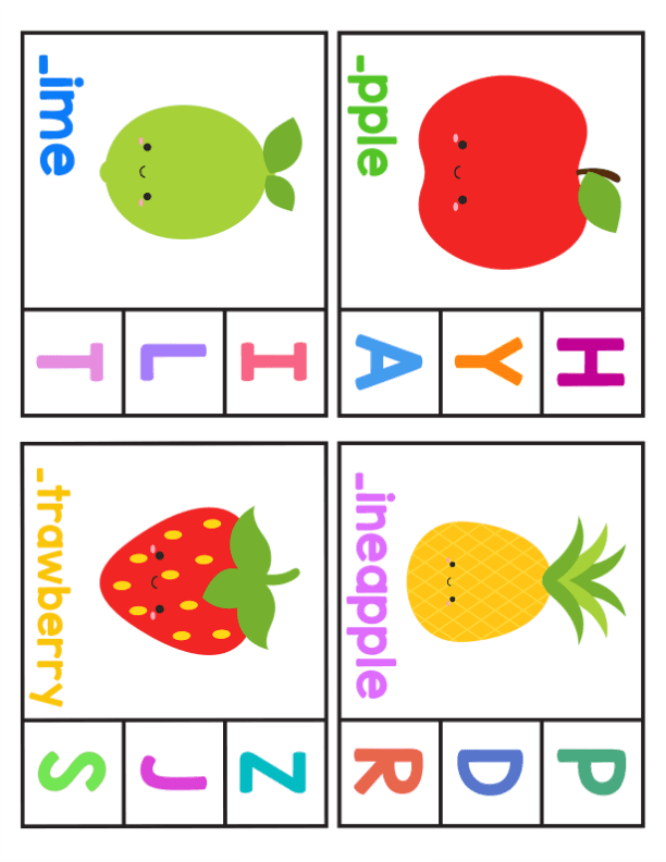 Beginning Sounds Workbook for Preschool and Kindergarten