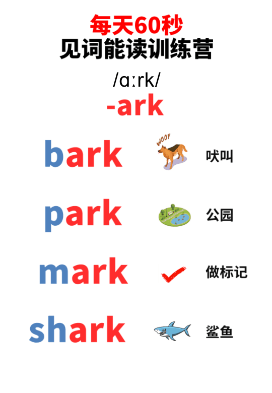 Chinese: Daily English Phonics Practice – Word Ending Fluency Pack I 见词能读拼读练习册
