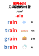 Chinese: Daily English Phonics Practice – Word Ending Fluency Pack I 见词能读拼读练习册 thumbnail 40