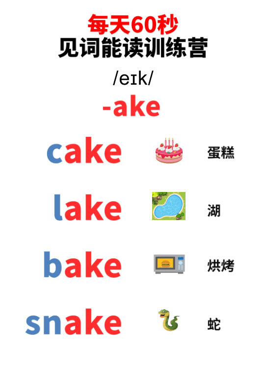 Chinese: Daily English Phonics Practice – Word Ending Fluency Pack I 见词能读拼读练习册