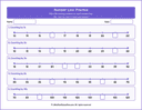 Counting forward up to 100-Number Line Workbook with Answer Keys thumbnail 1