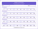 Counting forward up to 100-Number Line Workbook with Answer Keys thumbnail 11