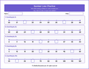 Counting forward up to 100-Number Line Workbook with Answer Keys thumbnail 17